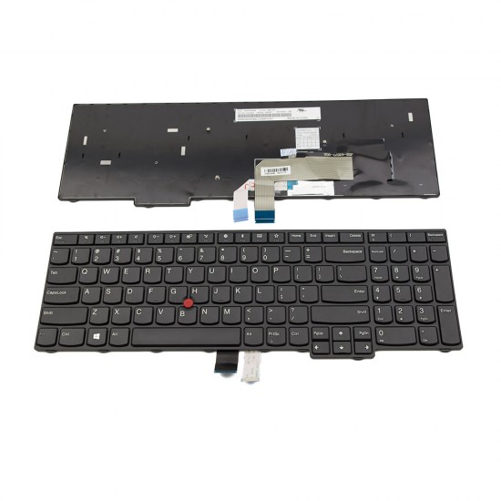 Πληκτρολόγιο Laptop keyboard για Lenovo ThinkPad Edge E570 E575 Black Frame Black With Pointing Stick US - 01AX200 SN20K93368