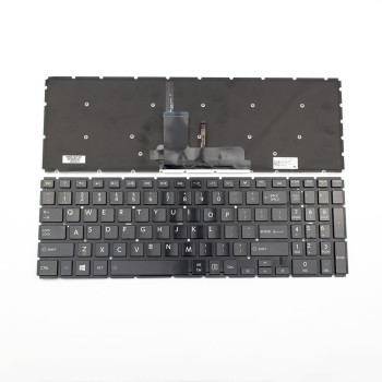 Πληκτρολόγιο Laptop keyboard για Toshiba Satellite C55-C L50-B L50-C L70-C S50-B P50-C P50D-C P50T-C P55W-C S50D-B S50T-B Radius P50W-C P55W-C Black without frame Backlit US (Small enter) - 9Z.NBCBQ.02M V148046AS1
