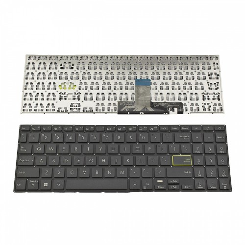 Πληκτρολόγιο Laptop keyboard για ASUS VivoBook 15 S533 S533F X513 M513 Black Without Frame US (Small Enter) - 0KNB0-510EUS00 AEBK4U00010