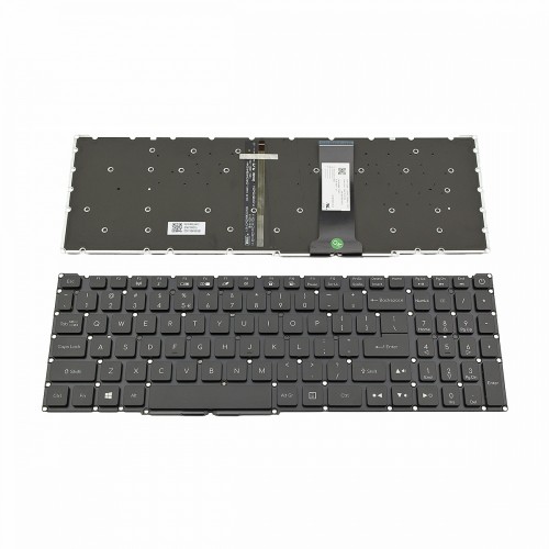 Πληκτρολόγιο Laptop keyboard για Acer Nitro 5 AN515-43 AN515-54 Black Without Frame With Backlit(ORANGE) US (--Small Enter) - NK.I1513.138 PK132TX1B00
