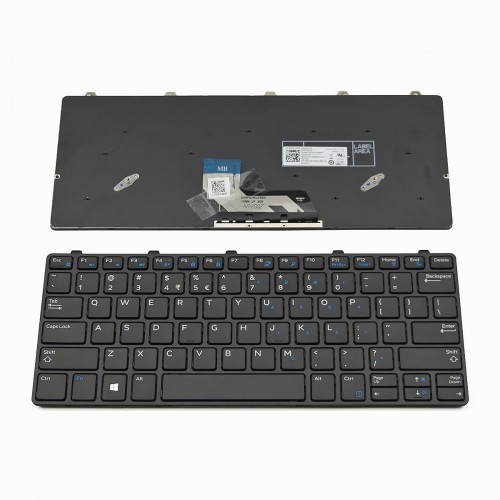 Πληκτρολόγιο Laptop keyboard για Dell Latitude 3180 3189 3190 3300 3310 3380 Black Frame Black US - D3C6J PK131WW4A01
