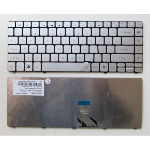Πληκτρολόγιο Laptop keyboard για Gateway ID49 Packard Bell EasyNote NX82 NX86 SILVER US - NSK-AVAPC ID 9J.N4TPC.A1D PK130DG1A00 KB.I140G.169