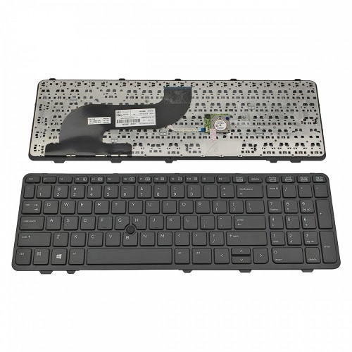Πληκτρολόγιο Laptop keyboard για HP ProBook 650 G1 655 G1 Black Frame Black US (Small Enter)  With Pointing Stick - 738697-001 6037B0088301