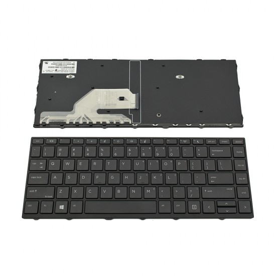 Πληκτρολόγιο Laptop keyboard για HP Probook 430 G5 440 G5 445 G5 Black Frame Black US - L21585-001 9Z.NEESQ.01D