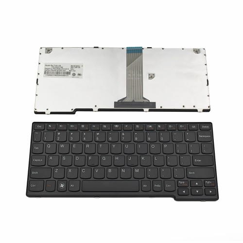 Πληκτρολόγιο Laptop keyboard για Lenovo Ideapad S206 S110 BLACK FRAME BLACK US - 25201756 9Z.N7ZSU.001 0KN0-ZS1US13 BD0SU