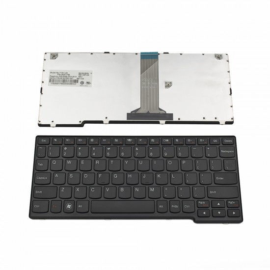 Πληκτρολόγιο Laptop keyboard για Lenovo Ideapad S206 S110 BLACK FRAME BLACK US - 25201756 9Z.N7ZSU.001 0KN0-ZS1US13 BD0SU