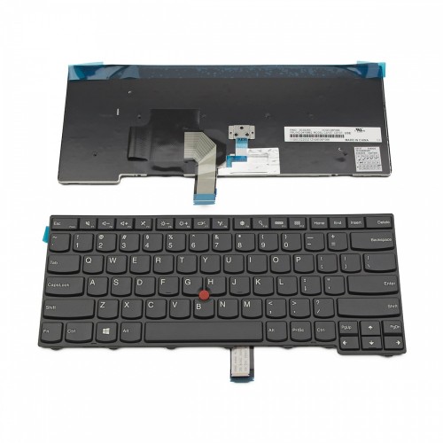 Πληκτρολόγιο Laptop keyboard για Lenovo Thinkpad E431 E440 L440 L450 L460 T431s T440 T440p T440s T450 T450s T460 BLACK FRAME BLACK US With Pointing Stick - 0C02253 04Y0862