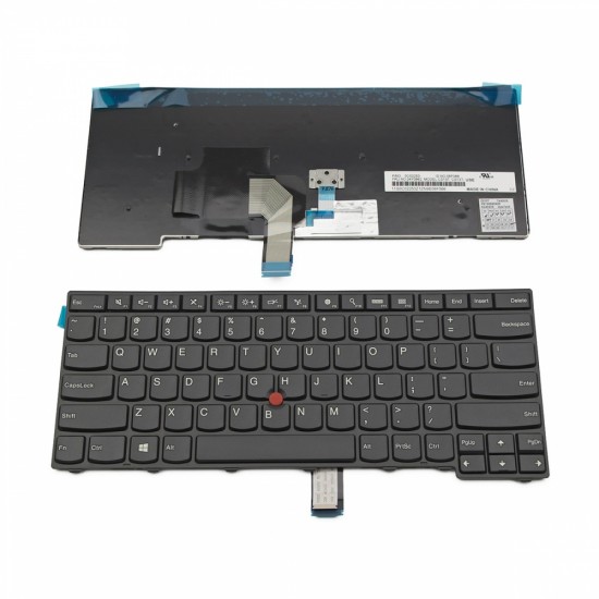 Πληκτρολόγιο Laptop keyboard για Lenovo Thinkpad E431 E440 L440 L450 L460 T431s T440 T440p T440s T450 T450s T460 BLACK FRAME BLACK US With Pointing Stick - 0C02253 04Y0862