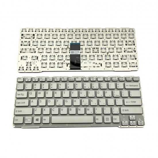 Πληκτρολόγιο Laptop keyboard για SONY VAIO SVE14A Silver Without Frame - 149117311US 9Z.N6BBF.T01