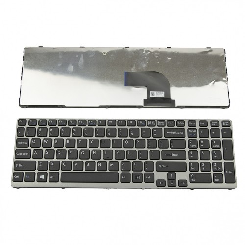 Πληκτρολόγιο Laptop keyboard για SONY VAIO SVE15 GRAY FRAME BLACK US (TYPE 2) - SEKSW 01 9Z.N6CSW.K01 149163811US
