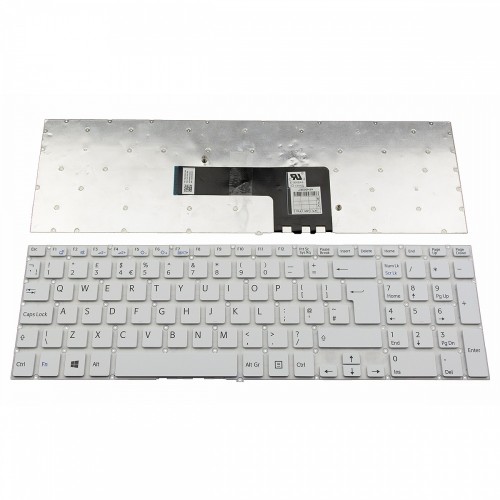Πληκτρολόγιο Laptop keyboard για SONY VAIO SVF15 WITHOUT FRAME WHITE UK (Big ENTER) - 149241021GB V141806BK1UK 149240051CA 149239921GB