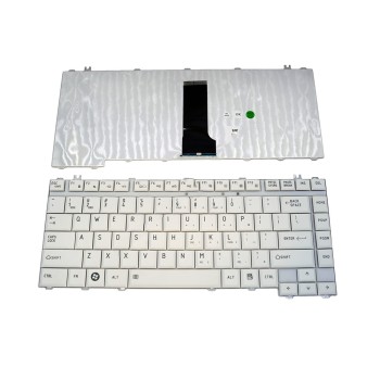 Πληκτρολόγιο Laptop keyboard για Toshiba Satellite A200 A205 A210 A215 M200 WHITE UK or US