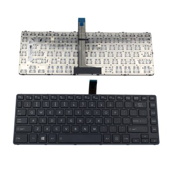 Πληκτρολόγιο Laptop keyboard για Toshiba Tecra A40-C A40-C1430 A40-C1440 A40-C-18R BLACK FRAME BLACK US - G83C000H95US TBM15F93US