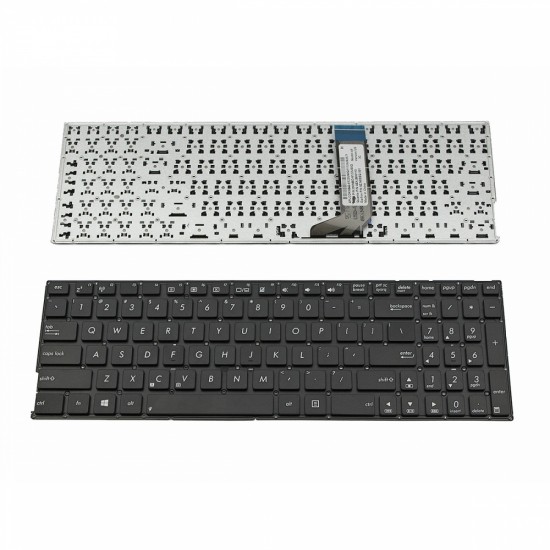 Πληκτρολόγιο Laptop keyboard για ASUS A556 A556U A556UA A556UB A556UF A556UJ A556UR A556UV X556 BLACK WITHOUT FRAME US (SMALL ENTER) - 9Z.N8SSQ.001 AEXJB00110