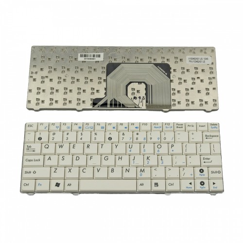 Πληκτρολόγιο Laptop keyboard για ASUS EEE PC EPC EEE PC 900HA 900 HA T91 White US - V100462AS1 0KNA-091UI01 0KNA-092US11 MP-08F43US-5281