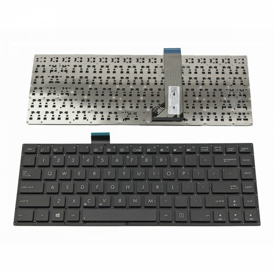Πληκτρολόγιο Laptop keyboard για ASUS S400 S400C Black Without Frame US (Small Enter) - MP-12F33US-9201