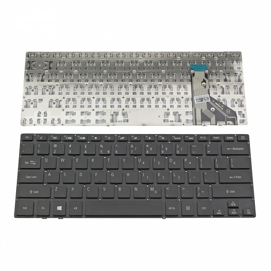 Πληκτρολόγιο Laptop keyboard για Acer Swift SF713-51 Black Without Frame US (Small Enter) - NK.I131S.04W V160266BSUS0191