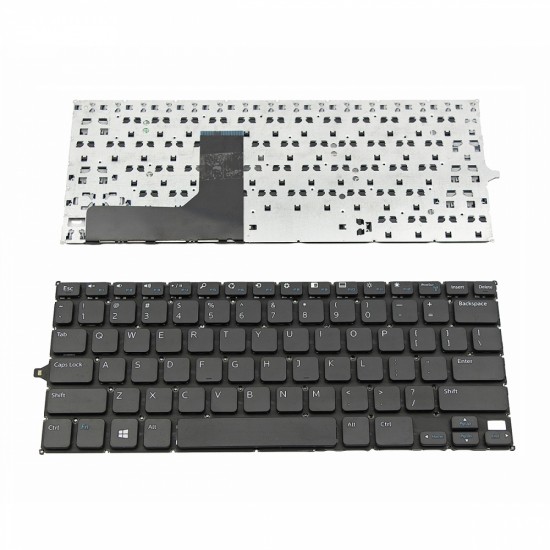 Πληκτρολόγιο Laptop keyboard για Dell Inspiron 11 3147 3148 3152 3153 3157 3158 Black Without Frame US (Small Enter) - V144725AS1