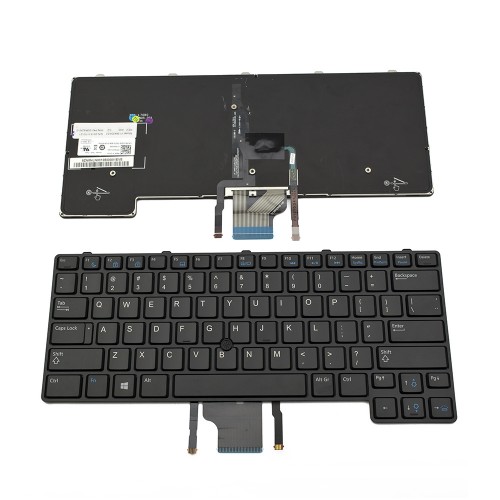 Πληκτρολόγιο Laptop keyboard για Dell Latitude 6430U Black Frame Black With Pointing Stick, Backlit US - GVM53 F2JGG V136425AS1