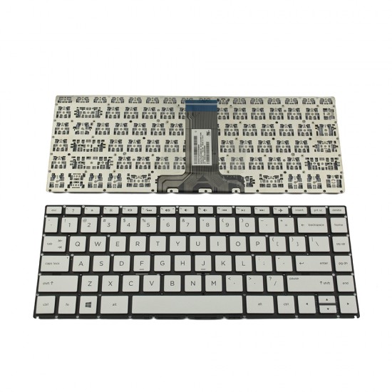 Πληκτρολόγιο Laptop keyboard για HP Pavilion 14-BK 14-BS Silver Without Frame US (Small Enter) With Backlit Board - HPM16L83USJ920 9Z.NE0BQ.801