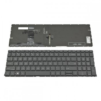 Πληκτρολόγιο Laptop keyboard για HP ProBook 650 G8 Black Without Frame, Backlit US (Small Enter) - SG-A4320-XUA SN6195BL1