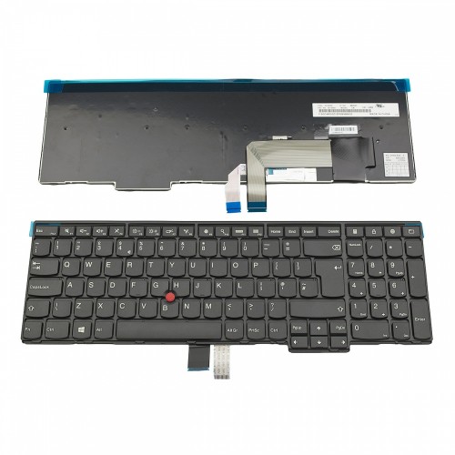Πληκτρολόγιο Laptop keyboard για Lenovo ThinkPad E531 E540 T540 T540p W540 Black FRAME Black UK with poiting stick(With 6 Screws) - 0C44991 0C44949 04Y2426 04Y2384