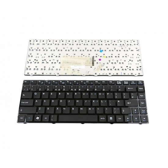 Πληκτρολόγιο Laptop keyboard για MSI X370 GLOSSY FRAME BLACK UK - V111822AK1