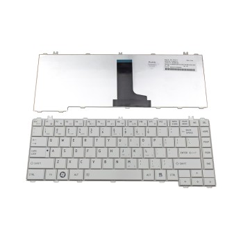 Πληκτρολόγιο Laptop keyboard για Toshiba Satellite L600 L630 L640 L645 WHITE US - NSK-TM1GV 01 9Z.N4VGV.101 AETE2U00030 9Z.N4VGQ.101 MP-09M73US69201