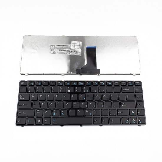 Πληκτρολόγιο Laptop keyboard για ASUS A42 A43 A83 A84 B43 K42 K43 N43 P42 P43 U30 U31 U35 U40 U41 U45 U82 UL80 X42 X43 X44 X45 X4G GLOSSY FRAME BLACK US - MP-09Q53US-528 04GNV62KUS00