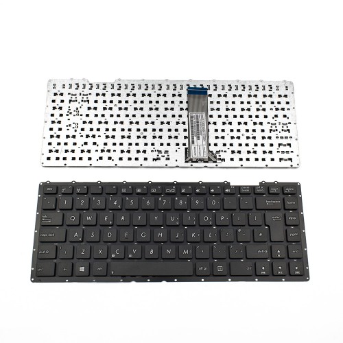 Πληκτρολόγιο Laptop keyboard για ASUS A450 F450 K450 R409 R411 BLACK WITHOUT FRAME UK (BIG ENTER) - 0KNB0-4080UK00 MP-11L96GB-442W