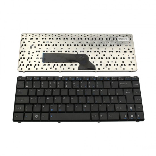 Πληκτρολόγιο Laptop keyboard για ASUS K40 K40C K40IJ K40AD K40AN K40IN K40IP K40IE K40IL P30 P30A P80 P80Q P81 Black UK - V090462AK1
