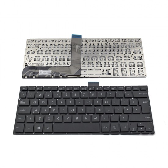 Πληκτρολόγιο Laptop keyboard για ASUS Transformer Book Flip TP300 TP300LD Vivobook Flip Q302 Q302L Q302LA Black Without Frame UK (Big Enter) - 0KNB0-2126UK00 PK1316W522S 9Z.N8JPC.J0U