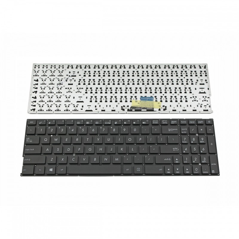 Πληκτρολόγιο Laptop keyboard για ASUS ZenBook UX510 UX510U UX510UA UX510UW V510UX V510U Black Without Frame US (Small Enter) - 0KNB0-6722US00