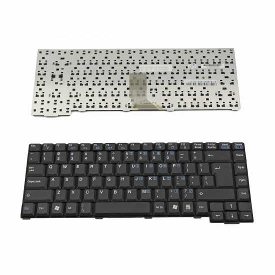Πληκτρολόγιο Laptop keyboard για Fujitsu K7600 K7610 K7620 L7310 L7310G L7310GW L7310W M1420 Black US - K011818B9