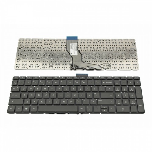 Πληκτρολόγιο Laptop keyboard για HP 250 G6 255 G6 Pavilion 15-BW 15-BS 15G-BX 15-BU 15Q-BY 15-BR 15-CC 15-CD 17-AR 17T-BS 17Z-AK Black Without Frame UK (Small Enter) - 919794-031 490.0BW07.0L0U