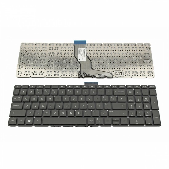 Πληκτρολόγιο Laptop keyboard για HP 250 G6 255 G6 Pavilion 15-BW 15-BS 15G-BX 15-BU 15Q-BY 15-BR 15-CC 15-CD 17-AR 17T-BS 17Z-AK Black Without Frame UK (Small Enter) - 919794-031 490.0BW07.0L0U