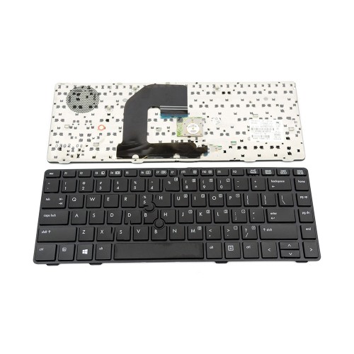 Πληκτρολόγιο Laptop keyboard για HP ProBook 6460 6465 6470B EliteBook 8460p Black WITH FRAME with pointing stick US - 700945-001 700946-B31 635768-DJ1 635769-B32