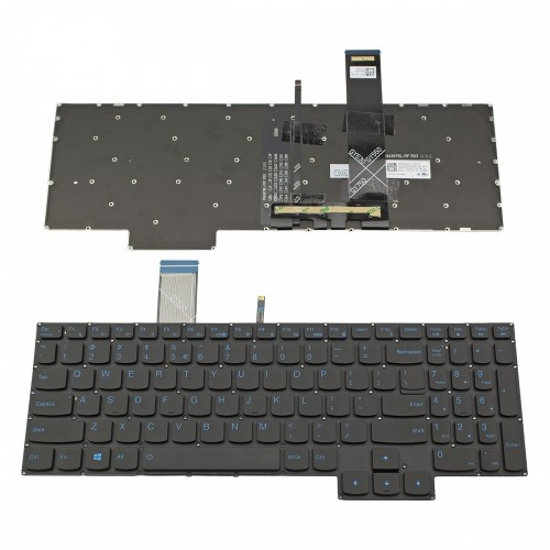Πληκτρολόγιο Laptop keyboard για Lenovo Ideapad Gaming 3-15IMH05 3-15ARH05 3-15ACH05 Black Without Frame with Backlit (Blue Light) US (--Small Enter) - PK131JM2A02 SN20X22293