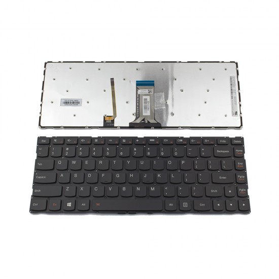 Πληκτρολόγιο Laptop keyboard για Lenovo Yoga 500-14IHW Black Without Frame US (SMALL ENTER) With Backlit - SN20G63040 MP-13P93USJ6865