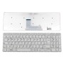 Πληκτρολόγιο Laptop keyboard για Toshiba Satellite C55-C L50-B L50-C L70-C S50-B P50-C P50D-C P50T-C P55W-C S50D-B S50T-B Radius P50W-C P55W-C White without frame UK (Big enter) - 9Z.NBCSQ.10U AEBLIE00120 AEBLYE00220