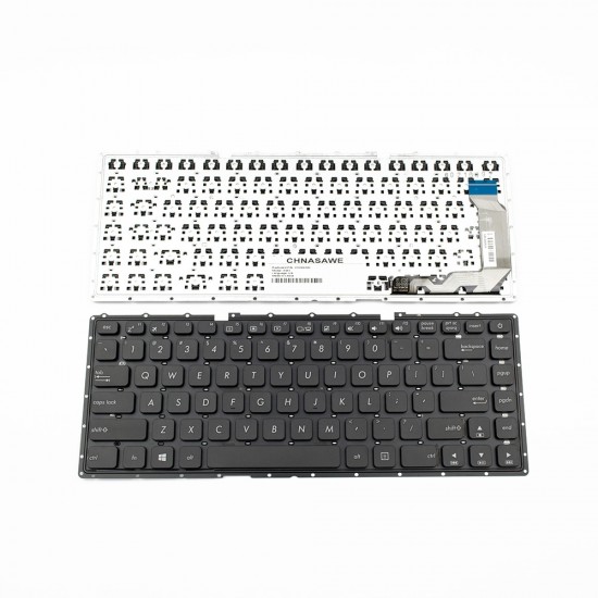 Πληκτρολόγιο Laptop keyboard για ASUS A441 F441 K441 X441 BLACK WITHOUT FRAME US (SMALL ENTER) - 0KNB0-4137US00
