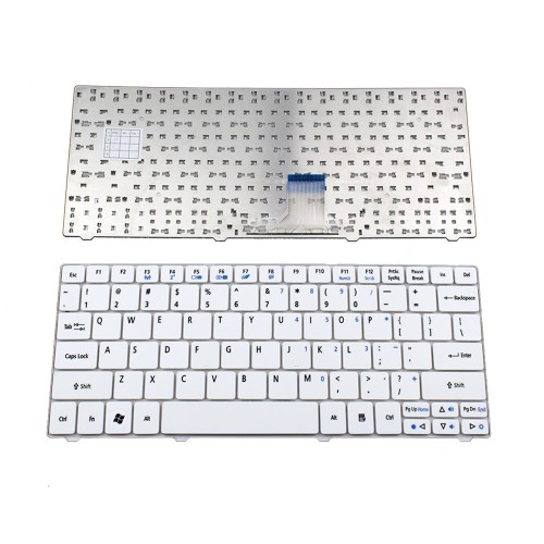 Πληκτρολόγιο Laptop keyboard για Acer Aspire 1830 1830T 1830TZ One 721 US WHITE