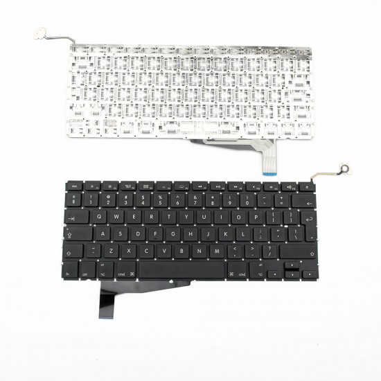 Πληκτρολόγιο Laptop keyboard για Apple Macbook Pro A1286 Backlit version Black UI (Version 2) (BIG ENTER)