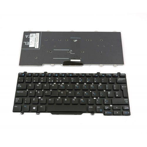 Πληκτρολόγιο Laptop keyboard για Dell Latitude 3340 3350 E5450 E5470 E5495 E7450 E7490 Black Without Frame UK(Big Enter) - 10M30 NSK-LKAUW
