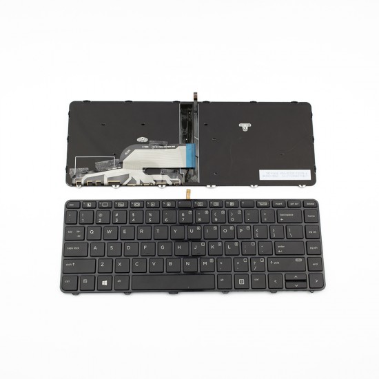 Πληκτρολόγιο Laptop keyboard για HP 430 G3 430 G4 440 G3 440 G4 640 G2 645 G2 Black Frame Black US Backlit - 6037B0114501 6037B0115601 SN9142BL 822341-D61 840801-001 822338-001