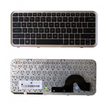 Πληκτρολόγιο Laptop keyboard για HP DM3 DM3-1000  Silver Frame Black US - V105303CS1 MH-600266-001