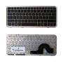Πληκτρολόγιο Laptop keyboard για HP DM3 DM3-1000  Silver Frame Black US - V105303CS1 MH-600266-001