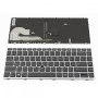 Πληκτρολόγιο Laptop keyboard για HP EliteBook 745 G5 745 G6 830 G5 840 G5 840 G6 Silver Frame Black with Pointing Stick, Backlit US - L11307-001 L09813-151 6037B0138601