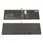 Πληκτρολόγιο Laptop keyboard για HP Elitebook 755 G3 755 G4 850 G3 850 G4 Backlit, With Pointing Stick, Gray Frame Black UK - 821157-031 6037B0116703