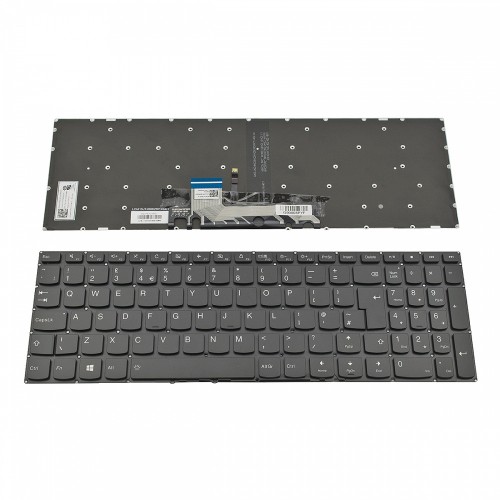 Πληκτρολόγιο Laptop keyboard για Lenovo Flex 4 1570 1580 BLACK WITHOUT FRAME, Backlit UK (--Big Enter) - SN20K82018 PK131JD3B10